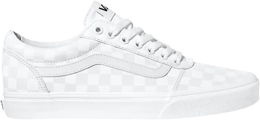  Vans Ward &#039;Checkerboard - White&#039;