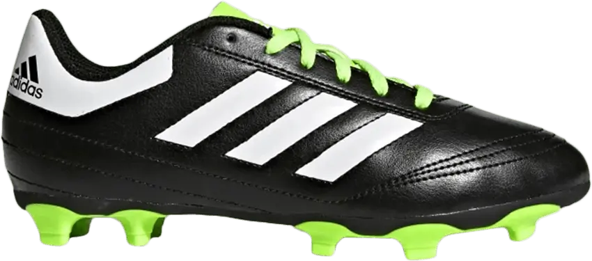 Adidas Goletto 6 FG J &#039;Black Solar Green&#039;