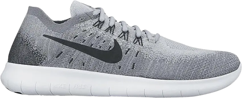  Nike Free RN Flyknit 2017 Wolf Grey