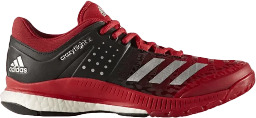  Adidas Wmns Crazyflight X &#039;Black Power Red&#039;