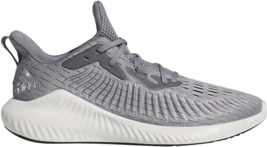  Adidas Alphabounce+ &#039;Grey Silver Metallic&#039;