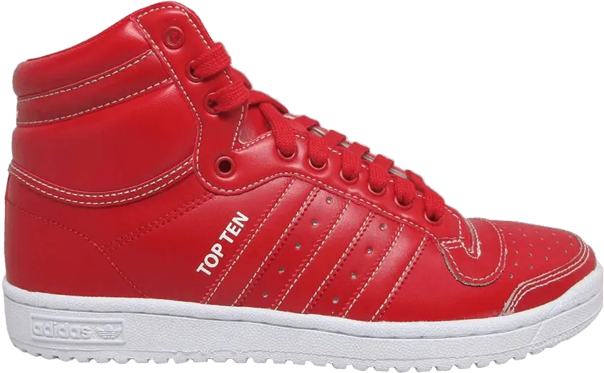  Adidas Top Ten Hi &#039;Scarlet Red&#039;