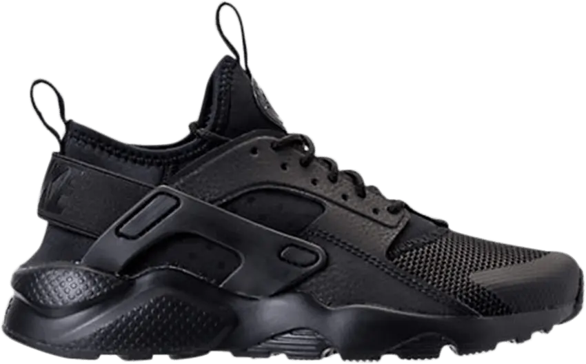 Nike Air Huarache Ultra GS &#039;Triple Black&#039;