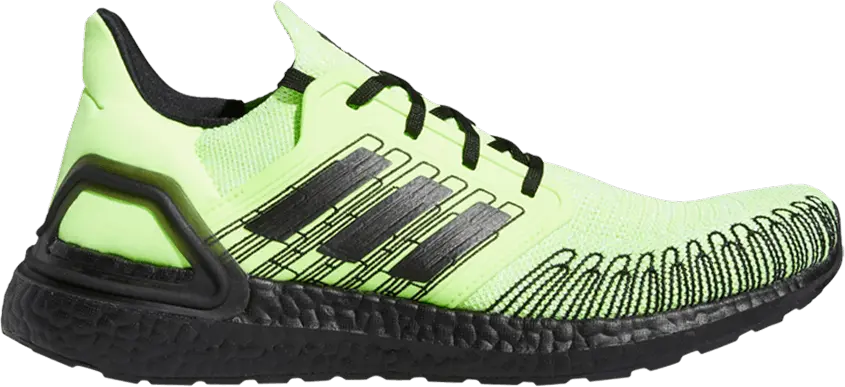  Adidas UltraBoost 20 &#039;Signal Green Black&#039;