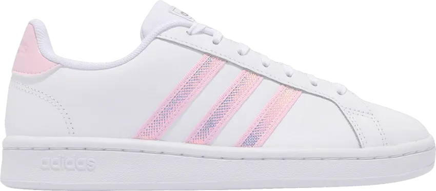  Adidas Wmns Grand Court &#039;White Clear Pink&#039;