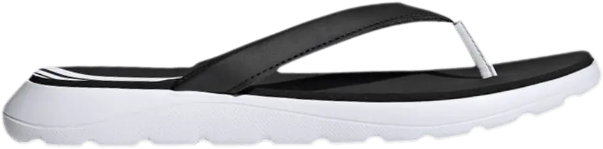 Adidas Wmns Comfort Flip Flop &#039;White Black&#039;