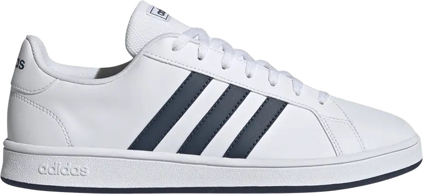  Adidas Grand Court Base &#039;White Crew Navy&#039;