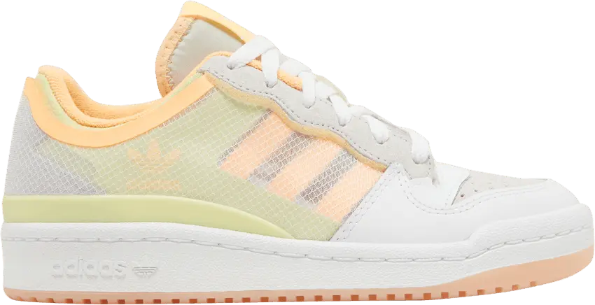  Adidas adidas Forum Low Transparent Yellow Acid Orange (W)