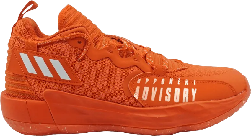  Adidas Dame 7 EXTPLY &#039;Opponent Advisory - Team Orange&#039;