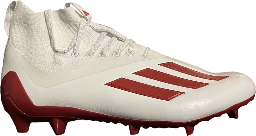  Adidas Adizero Primeknit Cleats &#039;White Red&#039;