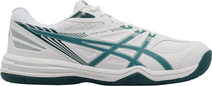 Asics Court Slide 2 &#039;White Velvet Pine&#039;