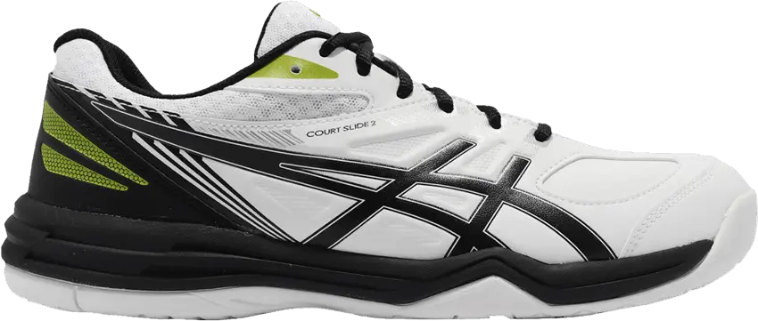  Asics Court Slide 2 &#039;White Black&#039;