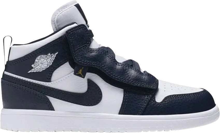  Jordan 1 Mid Alt White Metallic Gold Obsidian (PS)