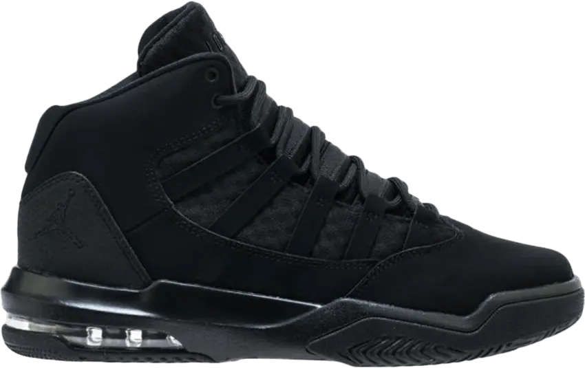  Jordan Max Aura GS &#039;Triple Black&#039;