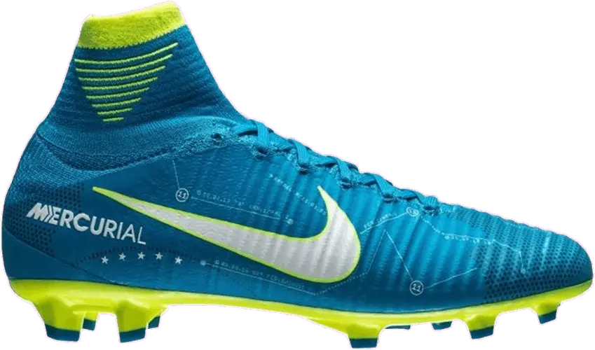  Nike Mercurial Superfly 5 DF NJR FG GS &#039;Blue Orbit