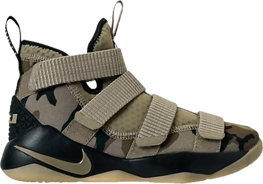  Nike LeBron Soldier 11 GS &#039;Olive&#039;