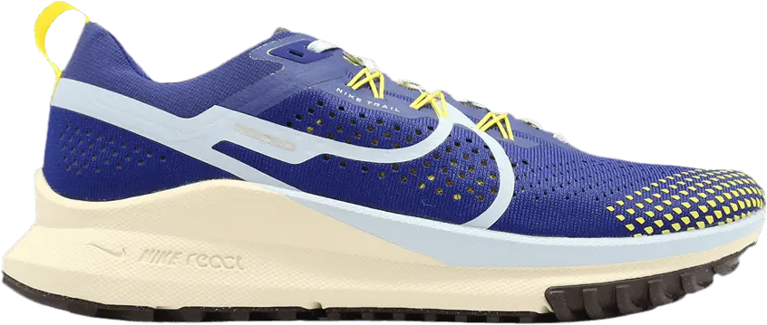 Nike React Pegasus Trail 4 Deep Royal Yellow Strike