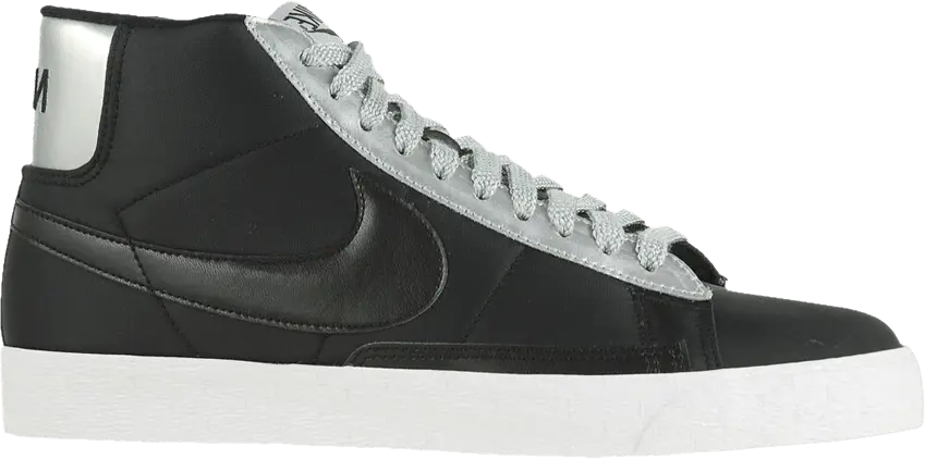  Nike Blazer High &#039;Black Metallic Silver&#039;