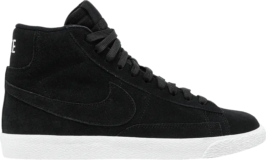  Nike Blazer Mid Premium Black Summit White (GS)