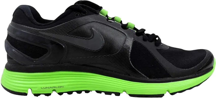  Nike Lunareclipse+2 Shield Black/Dark Grey-Electric Green