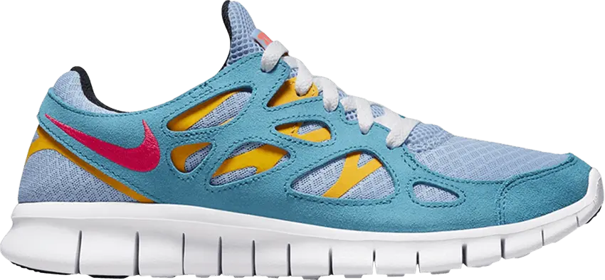  Nike Free Run 2 &#039;Cyber Teal Aluminum&#039; Sample