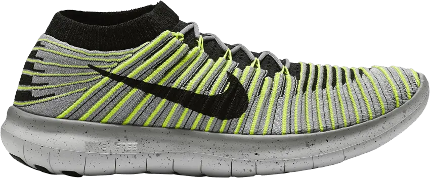  Nike Free RN Motion Flyknit &#039;Wolf Grey Volt&#039;