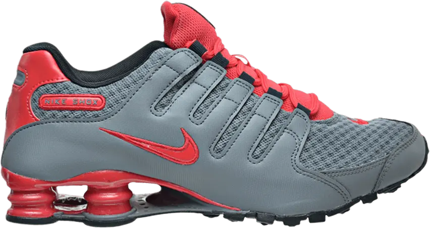  Nike Shox NZ SE &#039;Cool Grey Action Red&#039;