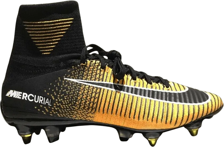  Nike Mercurial Superfly 5 SG Pro AC &#039;Black Laser Orange&#039;