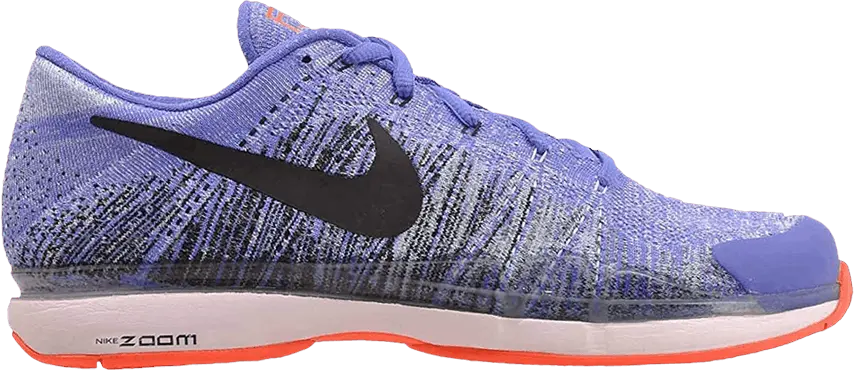 Nike Zoom Vapor Flyknit &#039;Medium Blue Orange&#039;