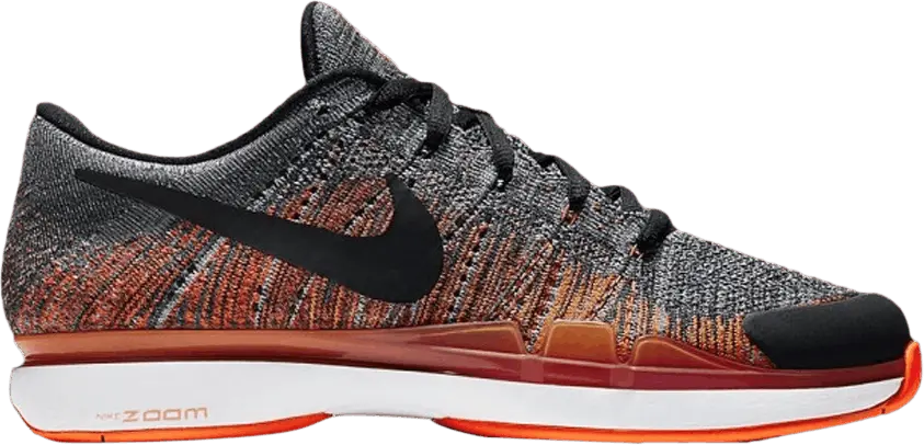  Nike Zoom Vapor Flyknit &#039;Dark Grey Tart&#039;