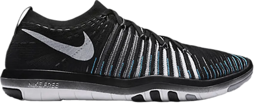  Nike Wmns Free Transform Flyknit &#039;Black Grey&#039;