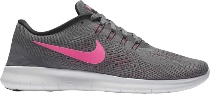  Nike Wmns Free RN &#039;Dark Grey Pink&#039;