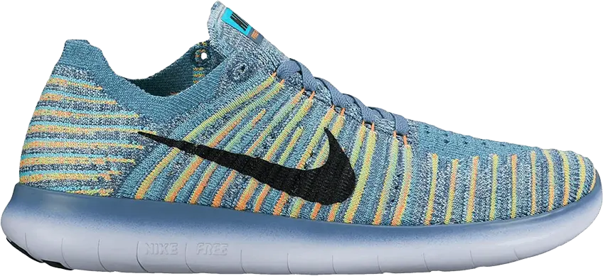  Nike Wmns Free RN Flyknit &#039;Ocean Fog&#039;