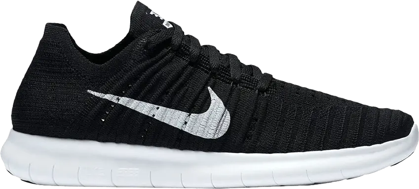  Nike Wmns Free RN Flyknit &#039;Black&#039;