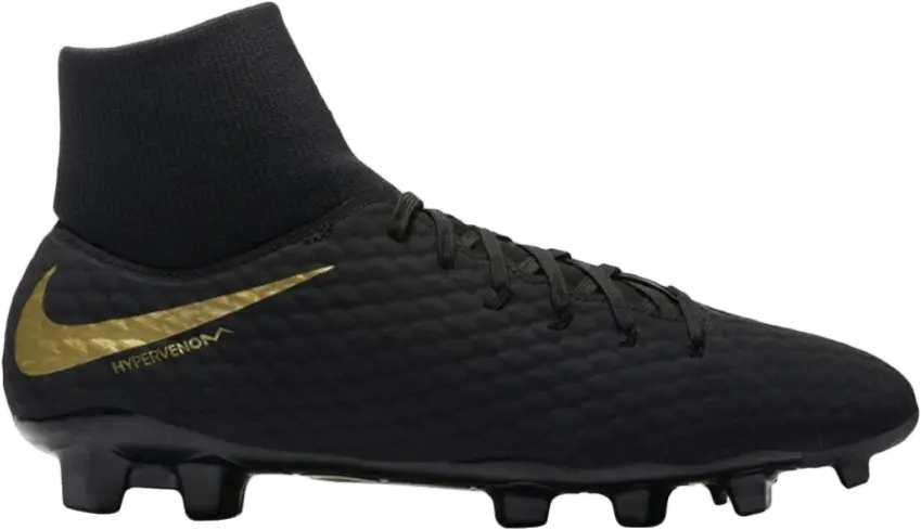  Nike Hypervenom Phantom 3 Academy DF FG &#039;Black Metallic Gold&#039;