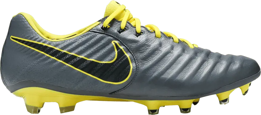  Nike Tiempo Legend 7 Elite FG &#039;Dark Grey Opti Yellow&#039;