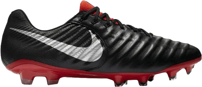  Nike Tiempo Legend 7 Elite FG &#039;Black Metallic Silver&#039;