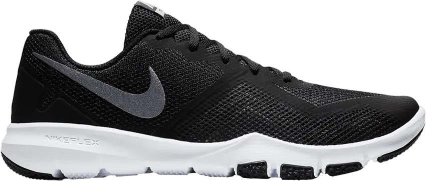  Nike Flex Control 2 Extra Wide &#039;Black Metallic Cool Grey&#039;