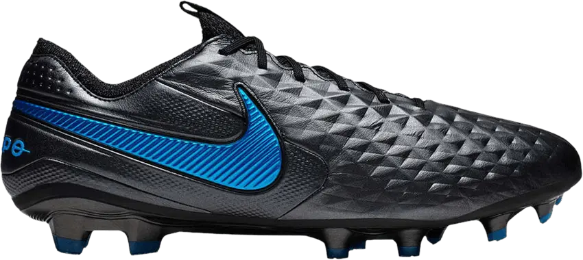  Nike Tiempo Legend 8 Elite FG SG &#039;Black Blue Hero&#039;