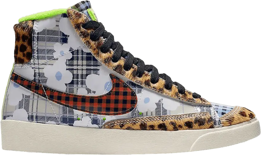  Nike Blazer Mid Gel Wild Print Floral Flannel