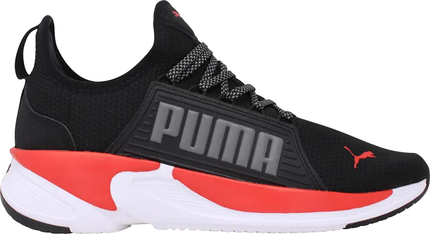  Puma Softride Premier Slip-On &#039;Black High Risk Red&#039;