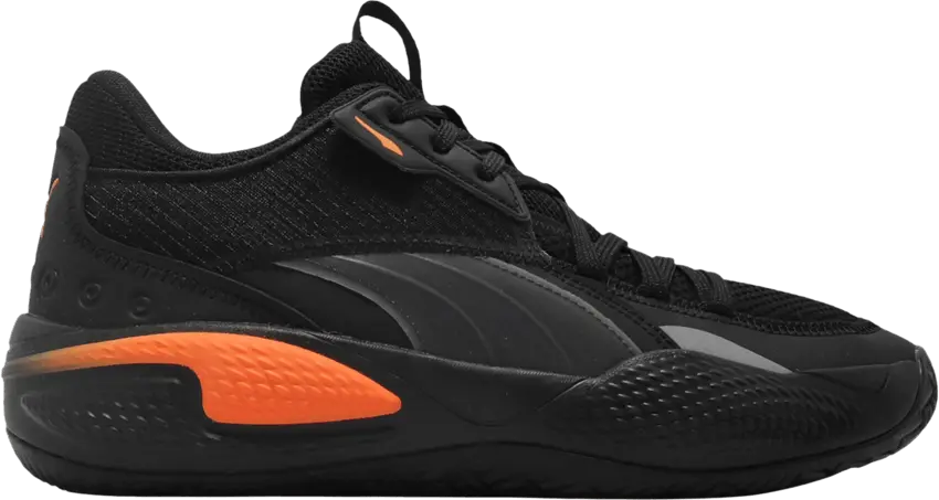 Puma Court Rider &#039;Pop - Black Vibrant Orange&#039;