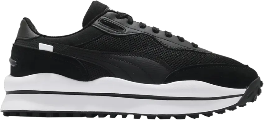 Puma Style Rider Clean &#039;Black White&#039;