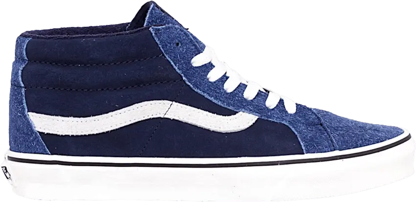  Vans Sk8-Mid Reissue &#039;Hairy Suede Mix - Dress Blues&#039;