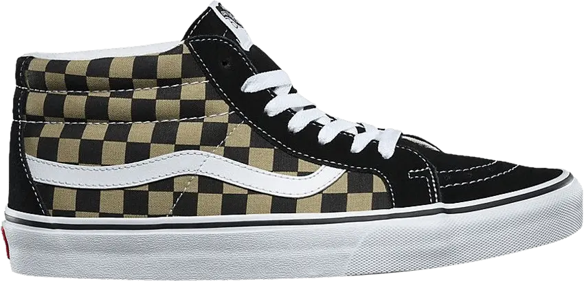  Vans Sk8-Mid Reissue &#039;2 Tone Checker - Boa Black&#039;