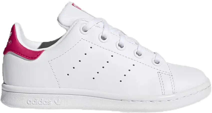  Adidas Stan Smith J &#039;White Bold Pink&#039;