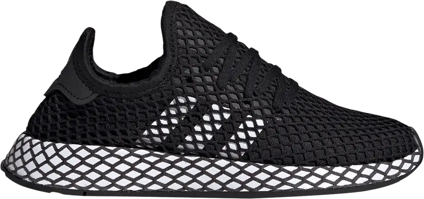  Adidas Deerupt Runner J &#039;Core Black Grey&#039;