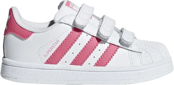  Adidas Superstar Infant &#039;White Pink&#039;