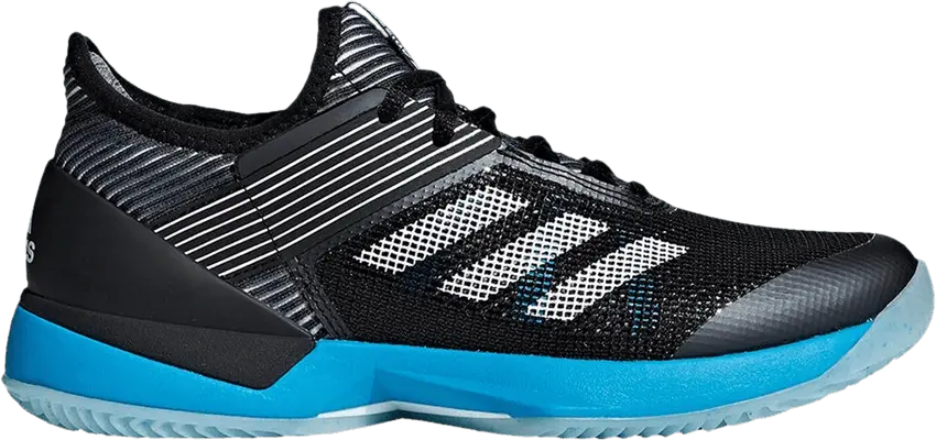  Adidas Wmns Adizero Ubersonic 3 Clay &#039;Black Shock Cyan&#039;