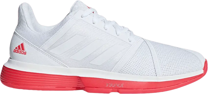 Adidas CourtJam Bounce &#039;White Shock Red&#039;